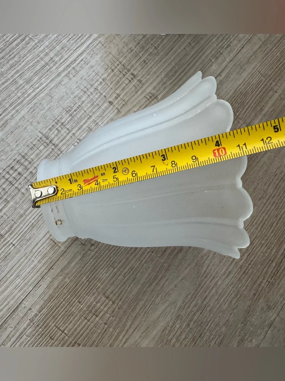 Vintage Frosted Glass Shade Set - Pair